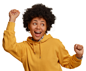 Happy person